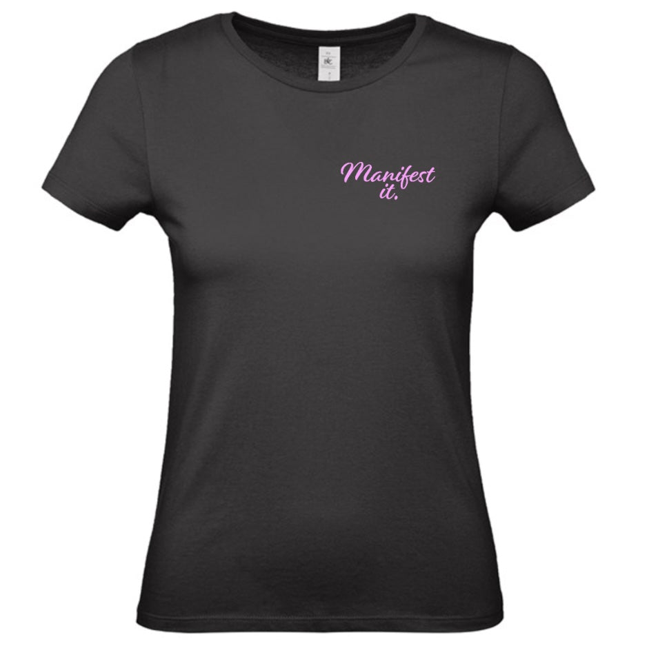 'Manifest It' Women's Basic Short Sleeve T-Shirt
