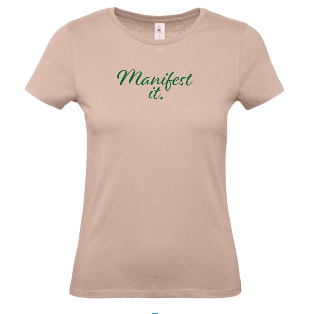 'Manifest It' Women's Basic Short Sleeve T-Shirt