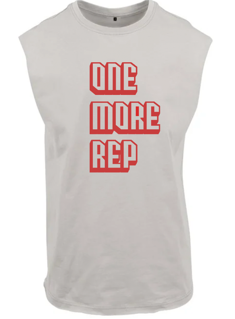 'One More Rep' men's sleeveless T-shirt