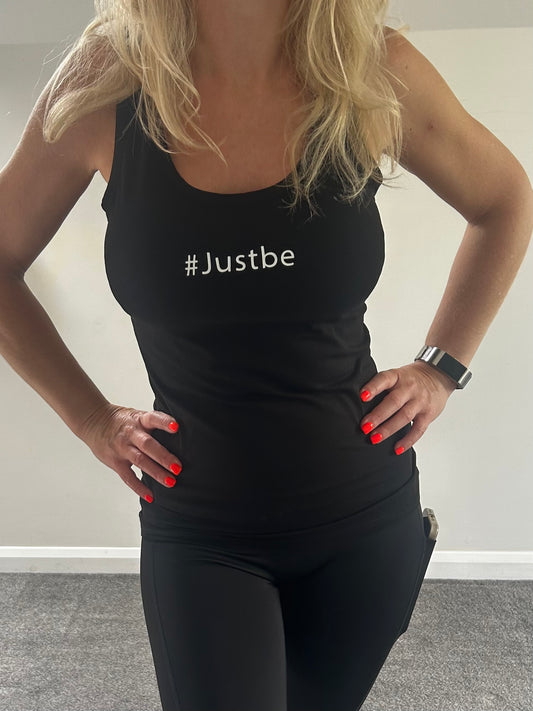 #Justbe vest top