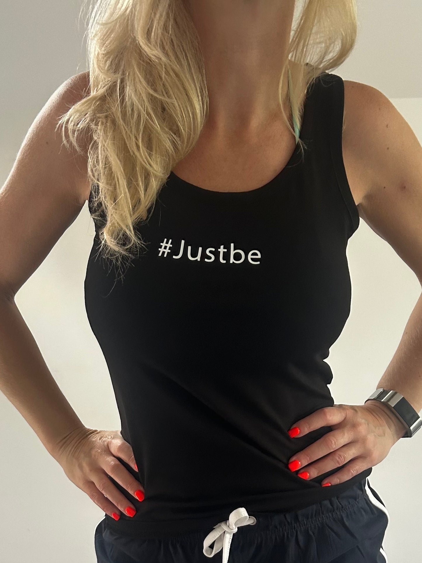#Justbe vest top