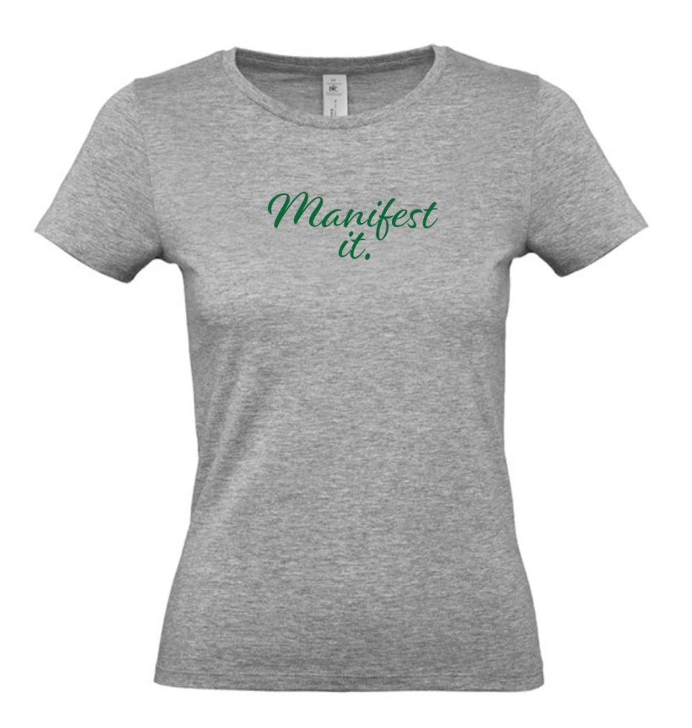 'Manifest It' Women's Basic Short Sleeve T-Shirt