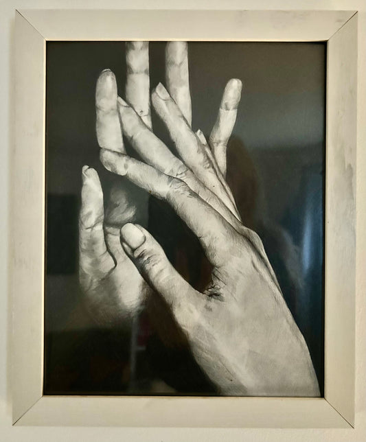 Art, hands, pencil drawing