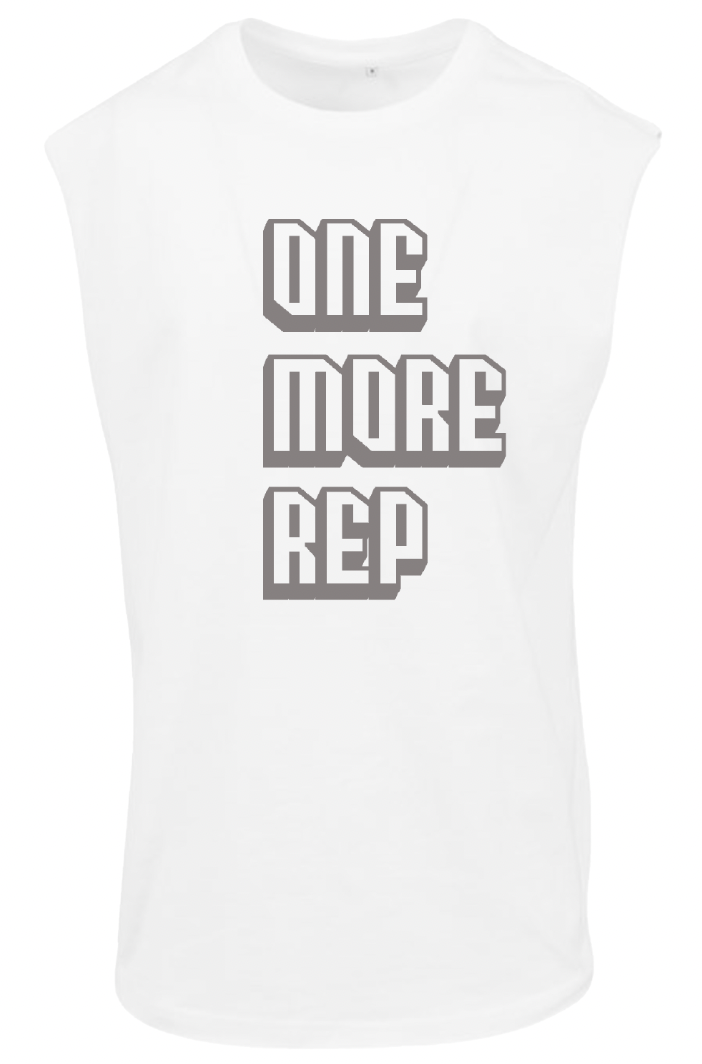 'One More Rep' men's sleeveless T-shirt